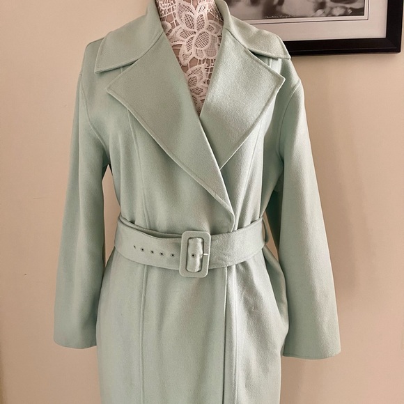 New Belted Wool Coat & Other Stories size 10 mint color org 279 - Picture 2 of 16